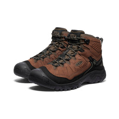 Men's Targhee IV Wide Waterproof Hiking Boot Bison/Black / Keen / Bison/Black