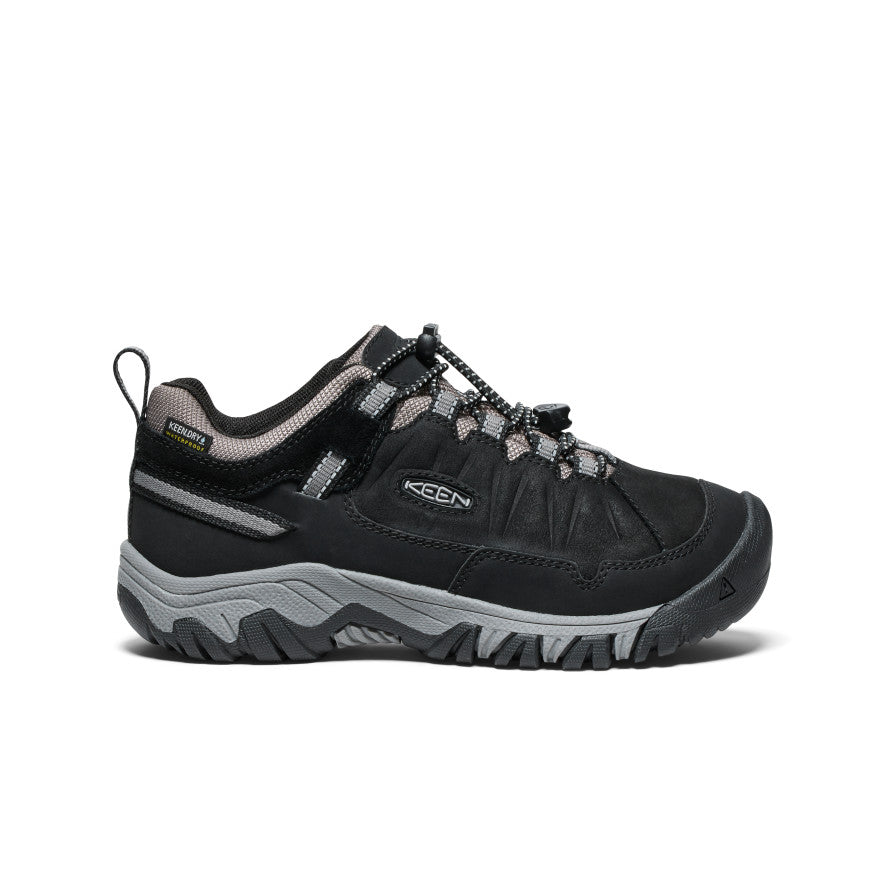Big Kids' Targhee IV Waterproof Hiking Shoe Black/Steel Grey / Keen / Black/Steel Grey
