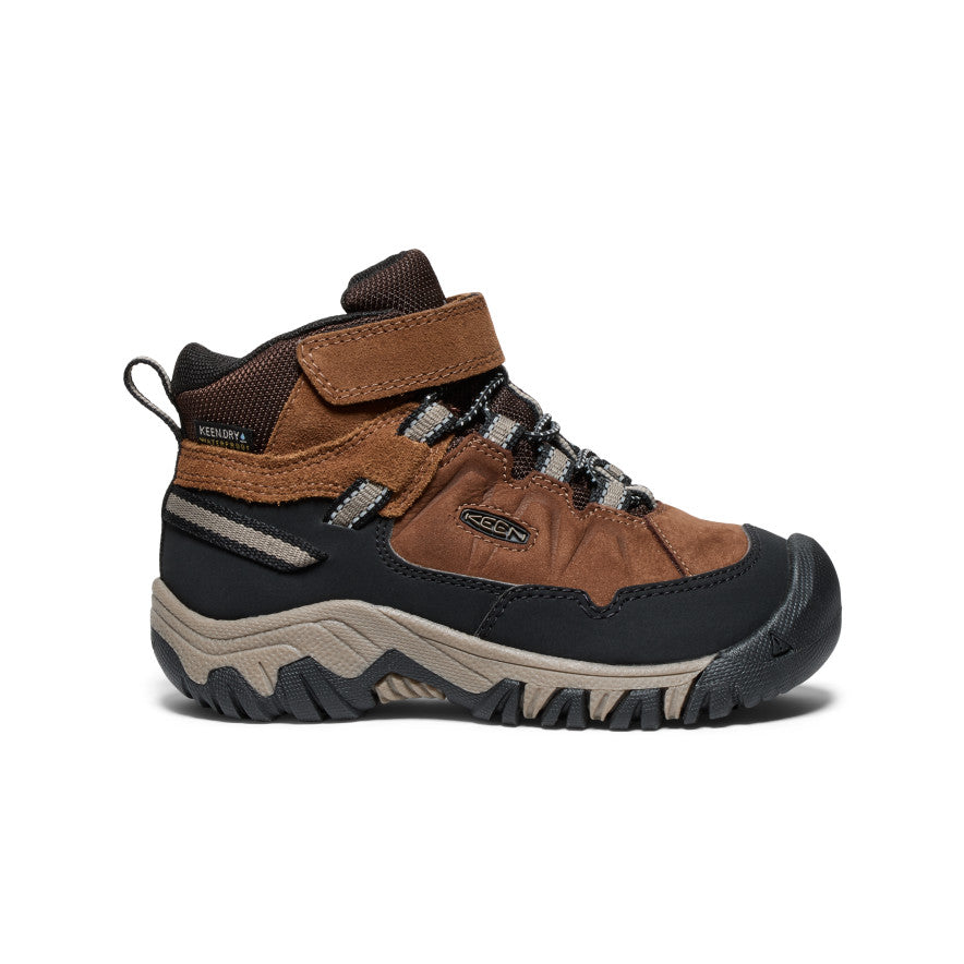Little Kids' Targhee IV Waterproof Hiking Boot Bison/Brindle / Keen / Bison/Brindle