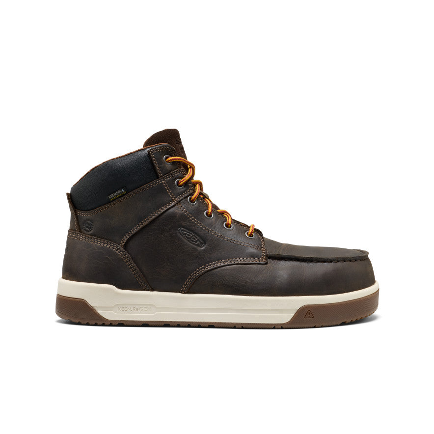 Men's Gibson Waterproof Work Boot (Carbon Toe) Cascade Brown/Gum / Keen / Cascade Brown/Gum