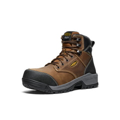 Men's CSA Evanston 6" Waterproof Boot (Carbon Toe) Bison/Black / Keen / Bison/Black