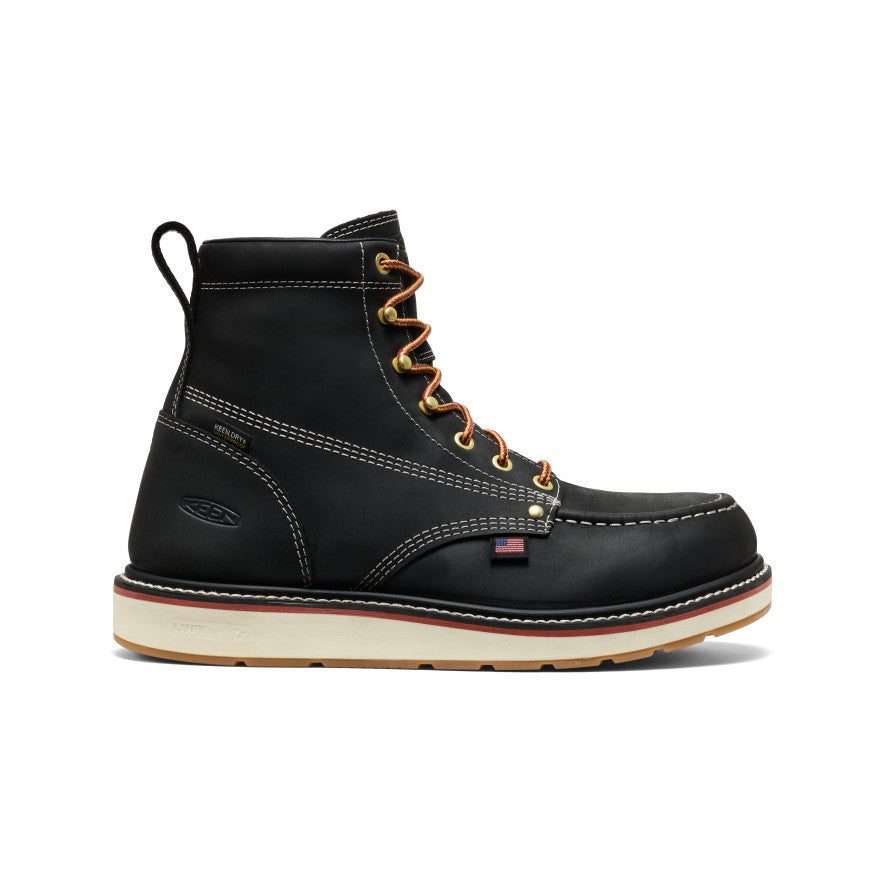 Men's Liberty 6" Waterproof Boot (Carbon Toe) Black/Gum / Keen / Black/Gum