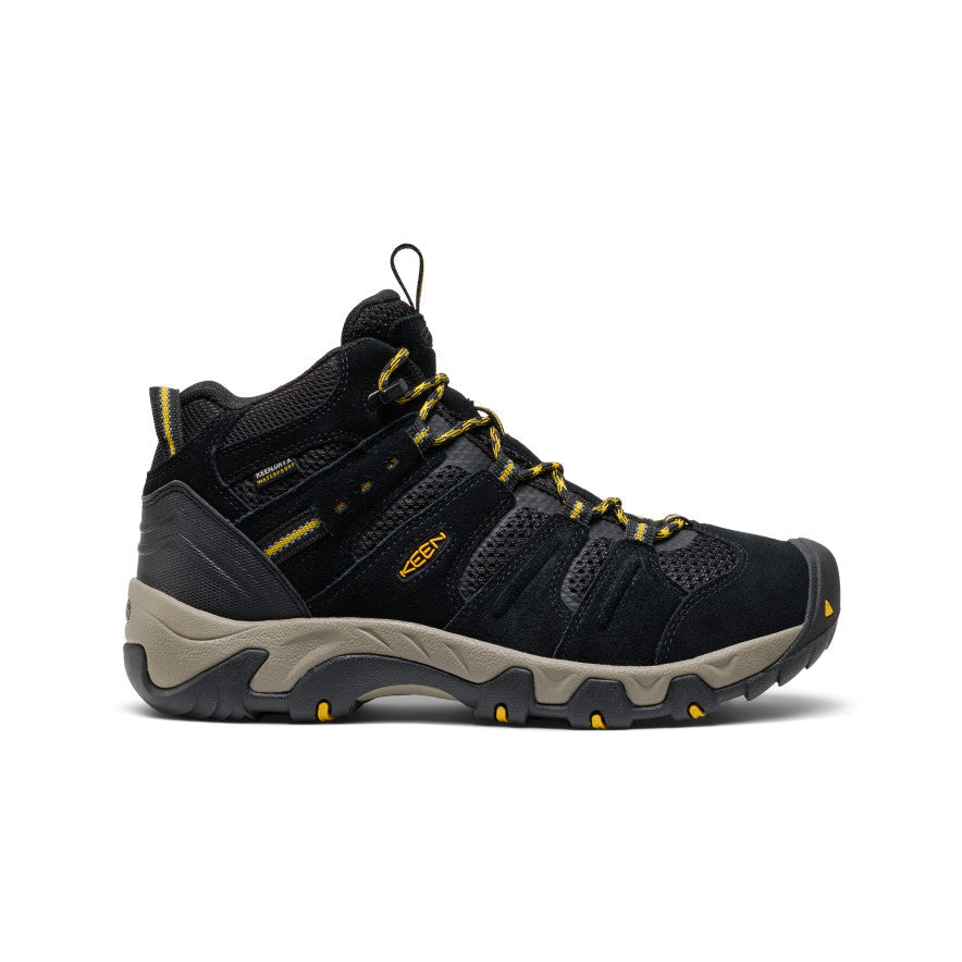 Men's Headout Waterproof Hiking Boot Black/Lemon Curry / Keen / Black/Lemon Curry