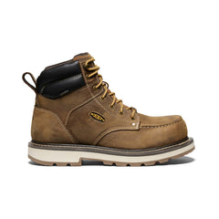 Men's Cincinnati 6" Waterproof 90° Heel Boot (Carbon Toe) Belgian/Sandshell / Keen / Belgian/Sandshell