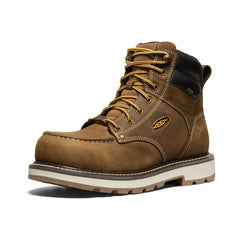 Men's Cincinnati 6" Waterproof 90° Heel Boot (Carbon Toe) Belgian/Sandshell / Keen / Belgian/Sandshell