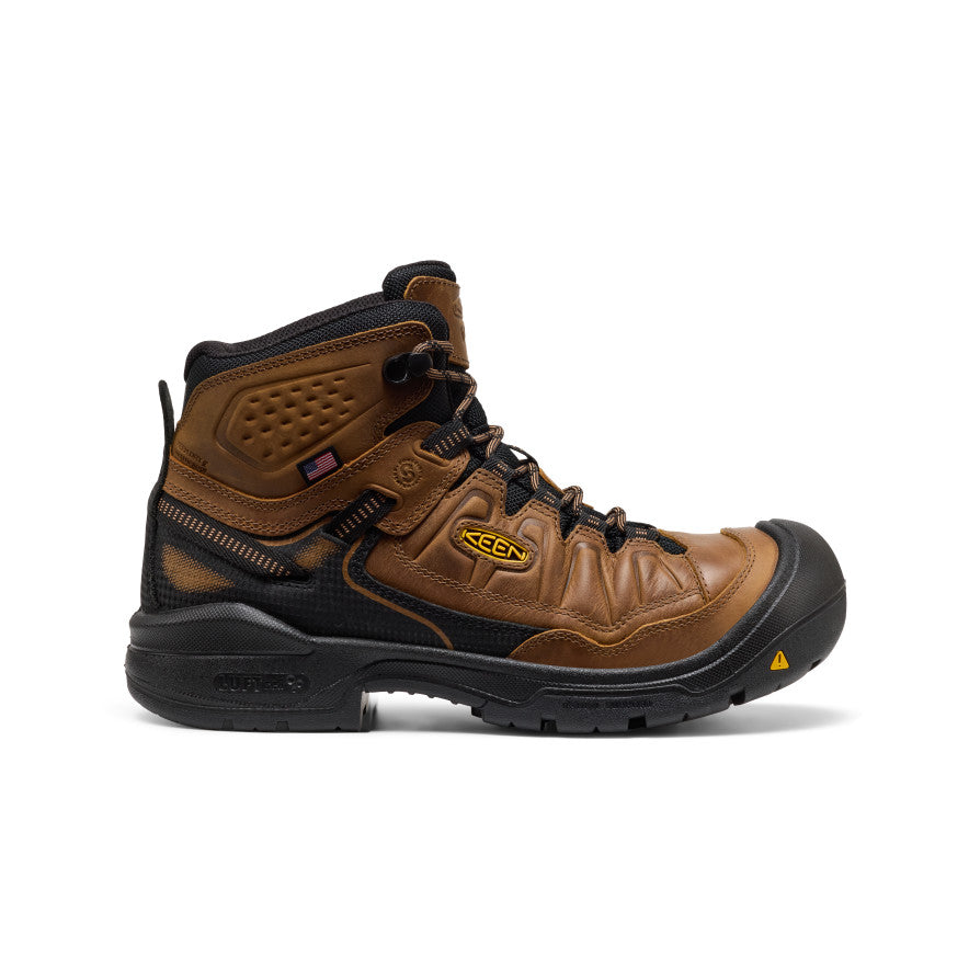 Men's Targhee IV Waterproof Work Boot (Soft Toe) Belgian/Black / Keen / Belgian/Black