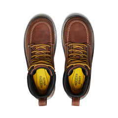 Men's Cincinnati 6" Waterproof 90° Heel Boot (Soft Toe) Tuscan Red/Sandshell / Keen / Tuscan Red/Sandshell
