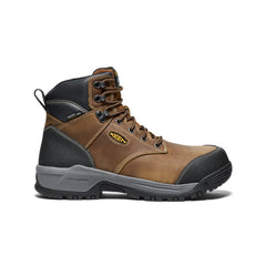 Men's Evanston 6" Insulated Waterproof Boot (Carbon Toe) Bison/Black / Keen / Bison/Black