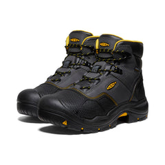 Men's Logandale Waterproof Boot (Steel Toe) Raven/Black / Keen / Raven/Black