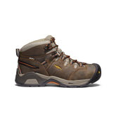 Men's Detroit XT Waterproof Boot (Soft Toe) Black Olive/Leather Brown / Keen / Black Olive/Leather Brown