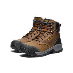 Men's Evanston 6" Waterproof Boot (Soft Toe) Bison/Black / Keen / Bison/Black