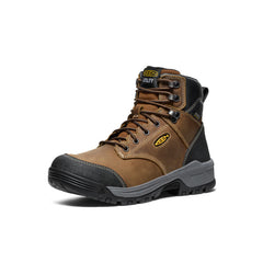 Men's Evanston 6" Waterproof Boot (Soft Toe) Bison/Black / Keen / Bison/Black