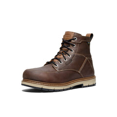 Men's San Jose 6" Waterproof 90° Heel Boot (Aluminum Toe) Bison/Black / Keen / Bison/Black