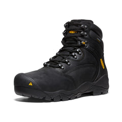 Men's Louisville 6" Waterproof Boot (Steel Toe) Black / Keen / Black