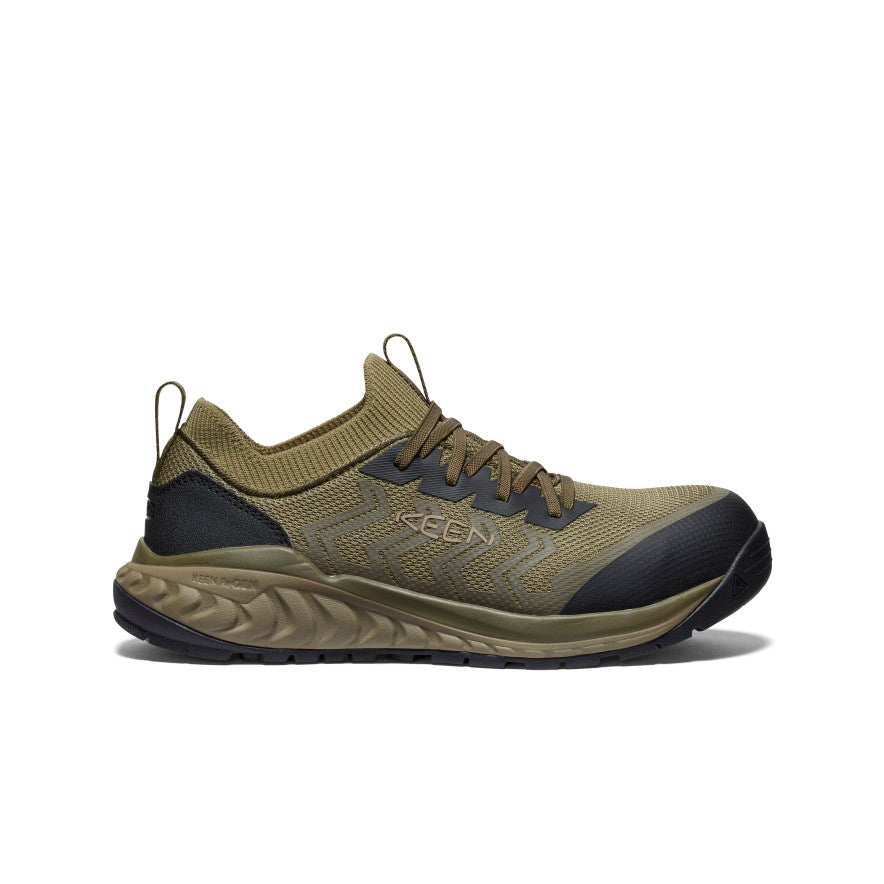 Men's Arvada Shift Work Sneaker (Carbon Toe) Martini Olive/Black / Keen / Martini Olive/Black