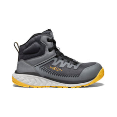 Men's Arvada Mid Work Sneaker (Carbon Toe) Black/Keen Yellow / Keen / Black/Keen Yellow