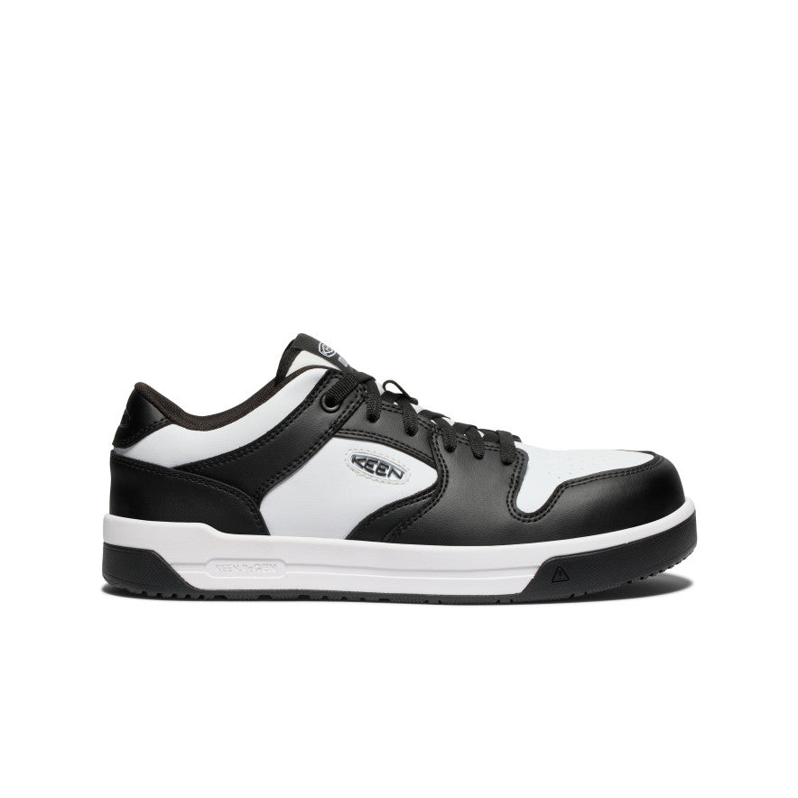 Men's Overton Work Shoe (Carbon Toe) Star White/Black / Keen / Star White/Black