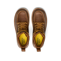 Men's Cincinnati 6" Boot (Soft Toe) x Noon Goons Leather Brown/Off White / Keen / Leather Brown/Off White