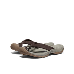 Men's Waimea Leather Flip-Flop Java/Plaza Taupe / Keen / Java/Plaza Taupe