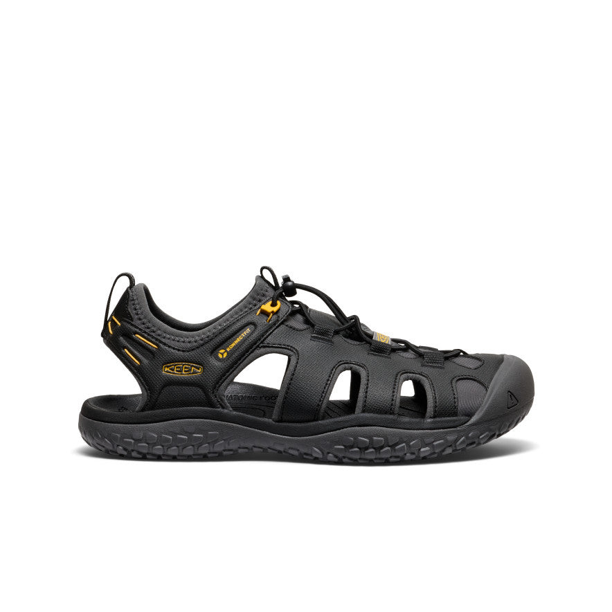 Men's SOLR Sandal Black/Gold / Keen / Black/Gold
