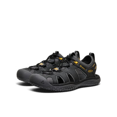 Men's SOLR Sandal Black/Gold / Keen / Black/Gold
