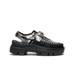 All Gender UNEEK PLT Mary Jane Sneaker Silver/Black / Keen / Silver/Black