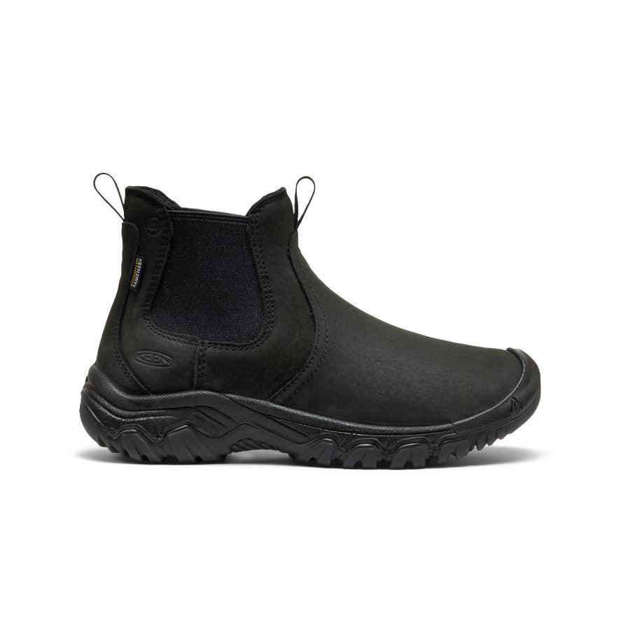 Women's Greta II Waterproof Chelsea Black/Black / Keen / Black/Black