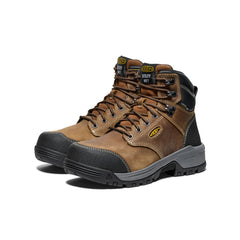 Women's Evanston 6" Waterproof Boot INT MET (Carbon Toe) Bison/Black / Keen / Bison/Black