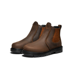 Women's San Jose Chelsea 90° Heel Boot (Aluminum Toe) Cascade Brown/Black / Keen / Cascade Brown/Black
