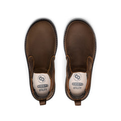 Women's San Jose Chelsea 90° Heel Boot (Aluminum Toe) Cascade Brown/Black / Keen / Cascade Brown/Black