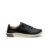 Women's KNX Leather Sneaker Black/Star White / Keen / Black/Star White
