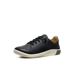 Women's KNX Leather Sneaker Black/Star White / Keen / Black/Star White