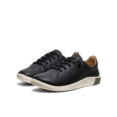 Women's KNX Leather Sneaker Black/Star White / Keen / Black/Star White