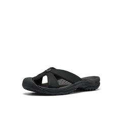 Women's Bali Leather Slide Sandal Black/Black / Keen / Black/Black
