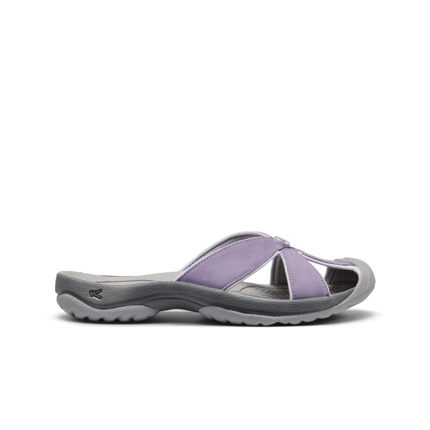 Women's Bali Leather Slide Sandal Purple Haze/Steel Grey / Keen / Purple Haze/Steel Grey