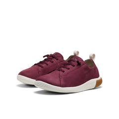 Big Kids' KNX Leather Sneaker Fig/Star White / Keen / Fig/Star White