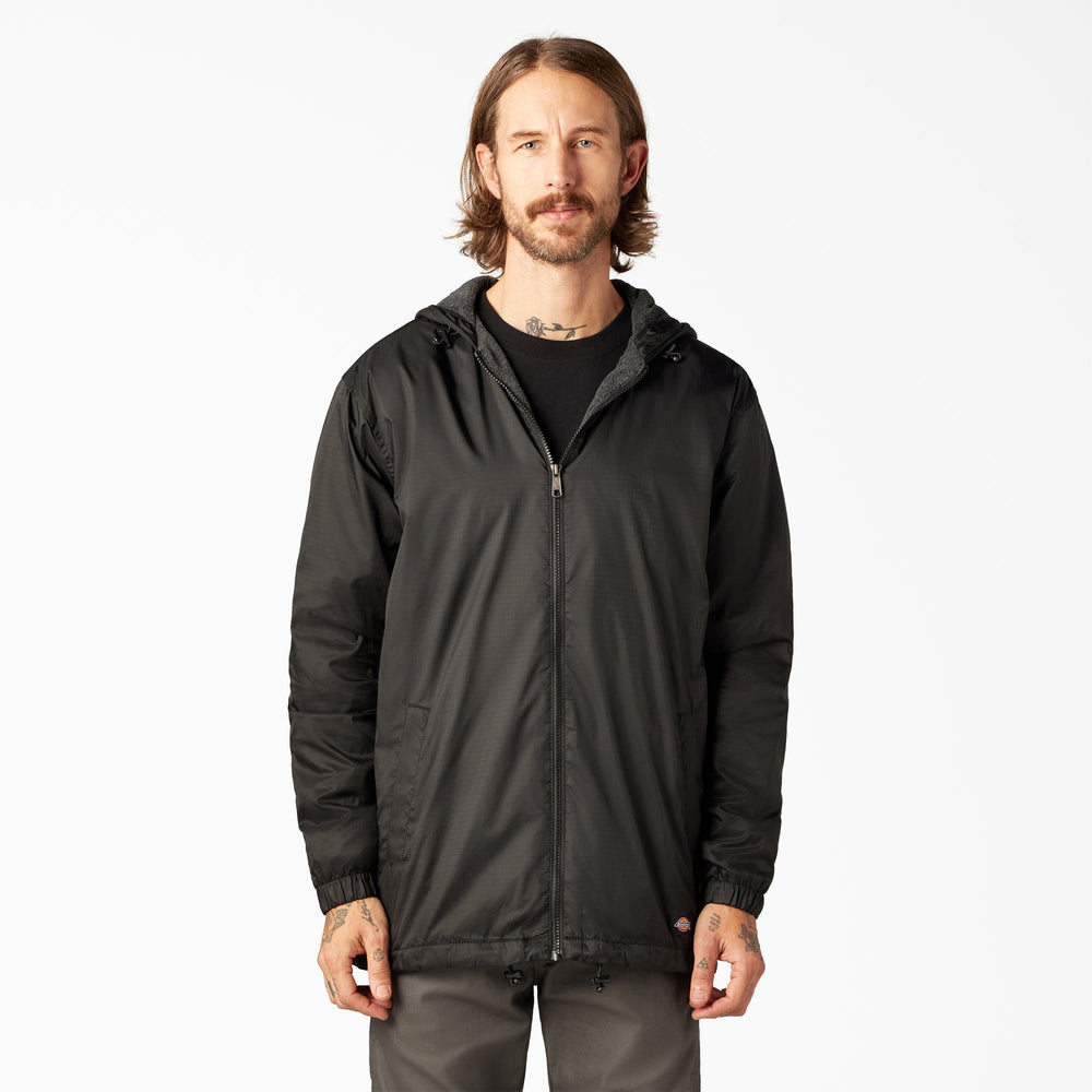 Fleece Lined Nylon Hooded Jacket - Dickies