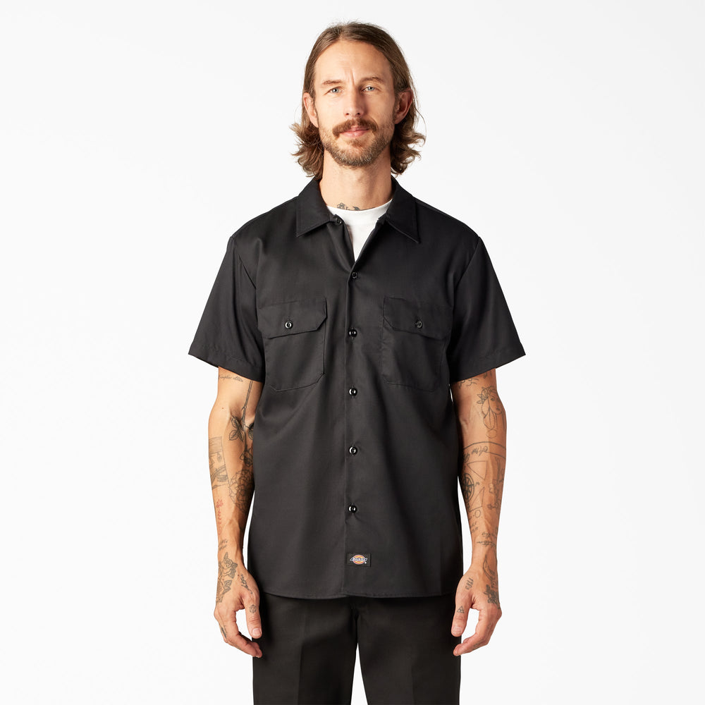 FLEX Slim Fit Short Sleeve Work Shirt - Dickies