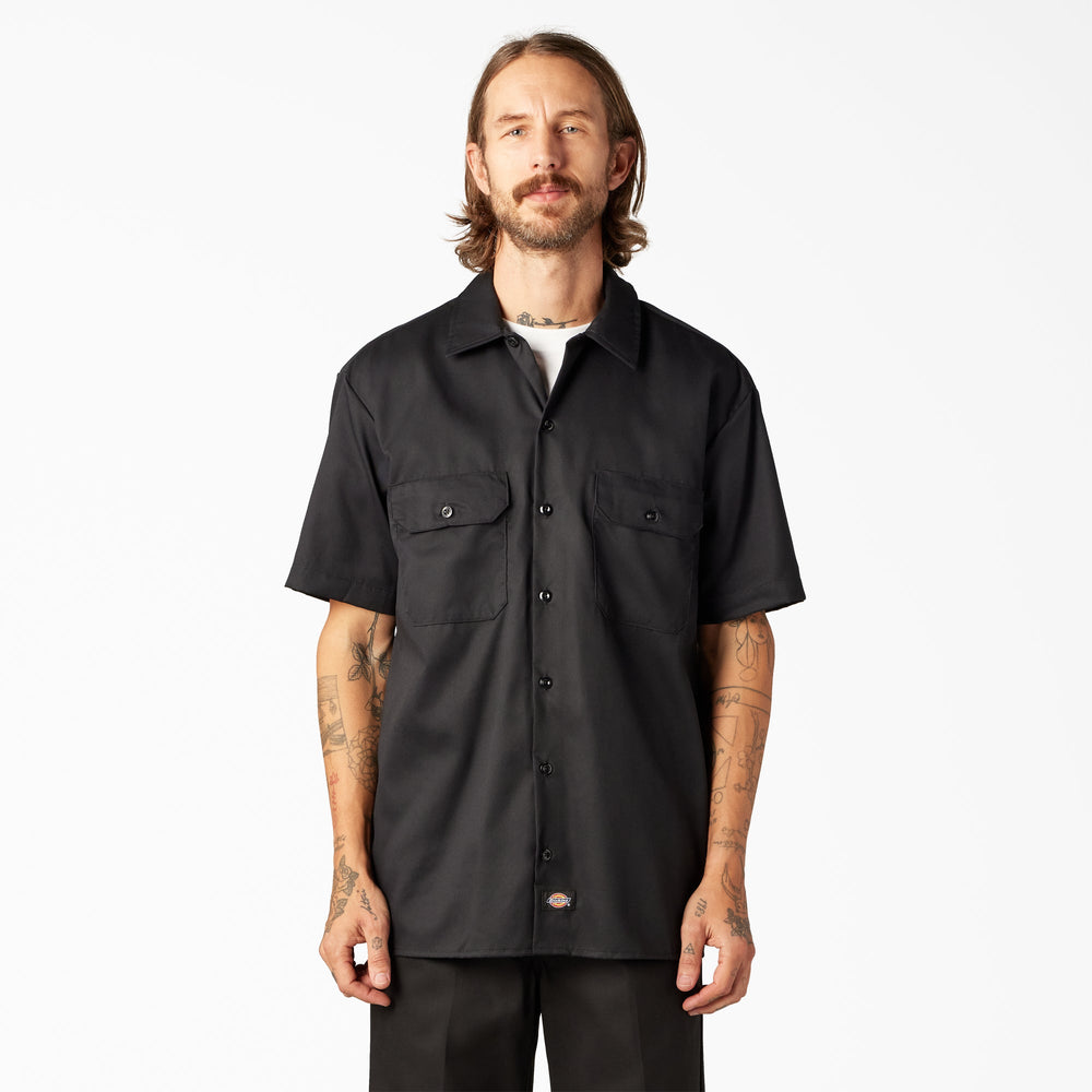 FLEX Relaxed Fit Short Sleeve Work Shirt - Dickies
