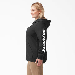 Women's Plus Water Repellent Sleeve Logo Hoodie - Dickies