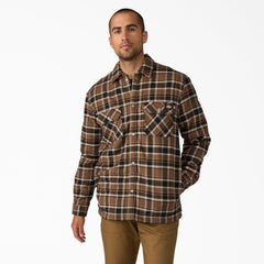 Water Repellent Fleece-Lined Flannel Shirt Jacket - Dickies