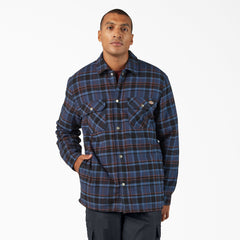 Water Repellent Fleece-Lined Flannel Shirt Jacket - Dickies