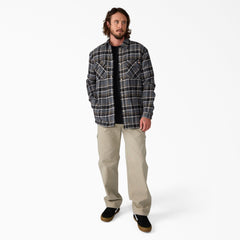 Water Repellent Fleece-Lined Flannel Shirt Jacket - Dickies