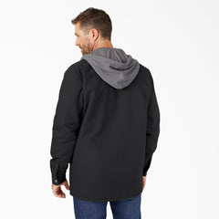 Water Repellent Duck Hooded Shirt Jacket - Dickies