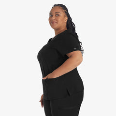 Women's EDS Essentials Mock Wrap Scrub Top - Dickies