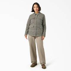 Women’s Fleece Lined Flannel Chore Coat - Dickies