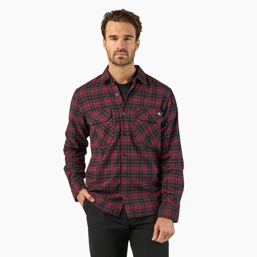 Long Sleeve Flannel Work Shirt - Dickies