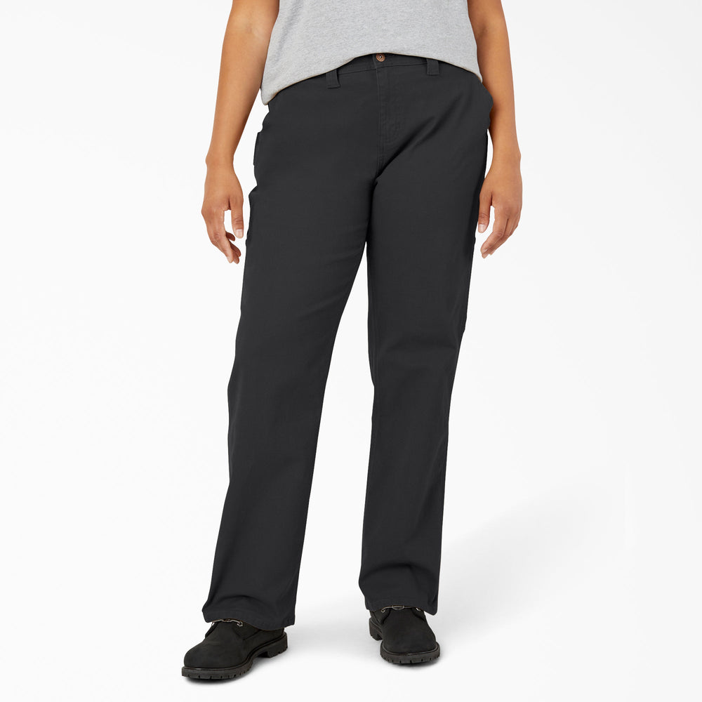 Women's Plus FLEX Relaxed Straight Fit Duck Carpenter Pants - Dickies