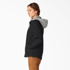 Women's Duck Hooded Shirt Jacket - Dickies