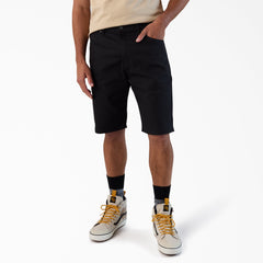 FLEX 5-Pocket Duck Canvas Shorts, 11" - Dickies